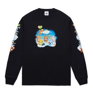 Teddy Fresh X CARE BEARS CLOUDS LONG SLEEVE BLACK